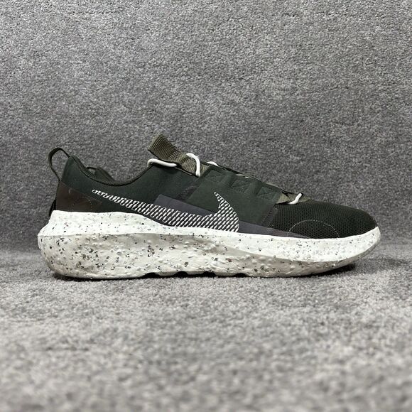 Nike Crater Impact Sequoia DB2477-300 Mens Sz 15 Olive Green Athletic Shoes Used - Picture 1 of 11